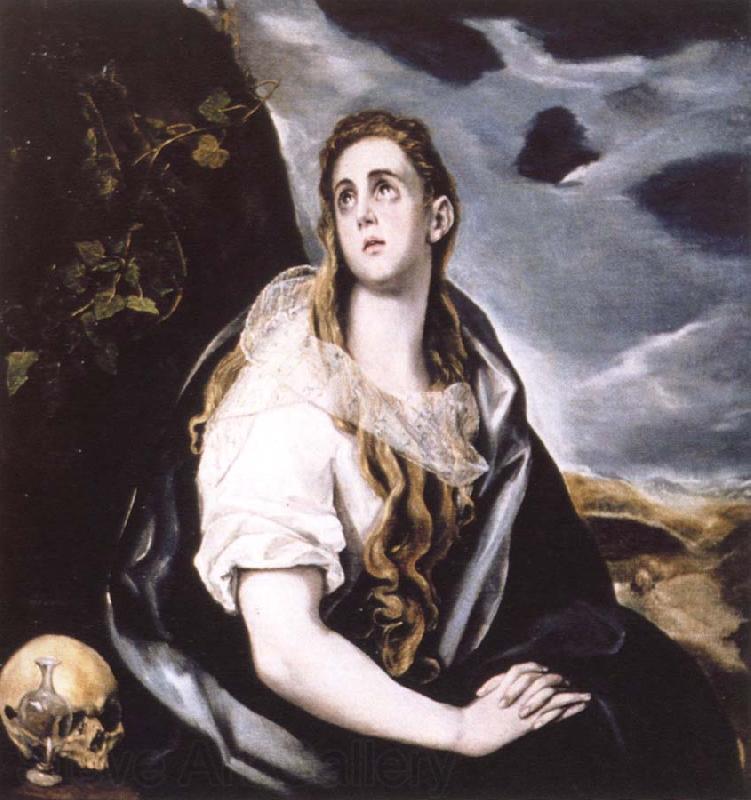 El Greco the repentant magdalen